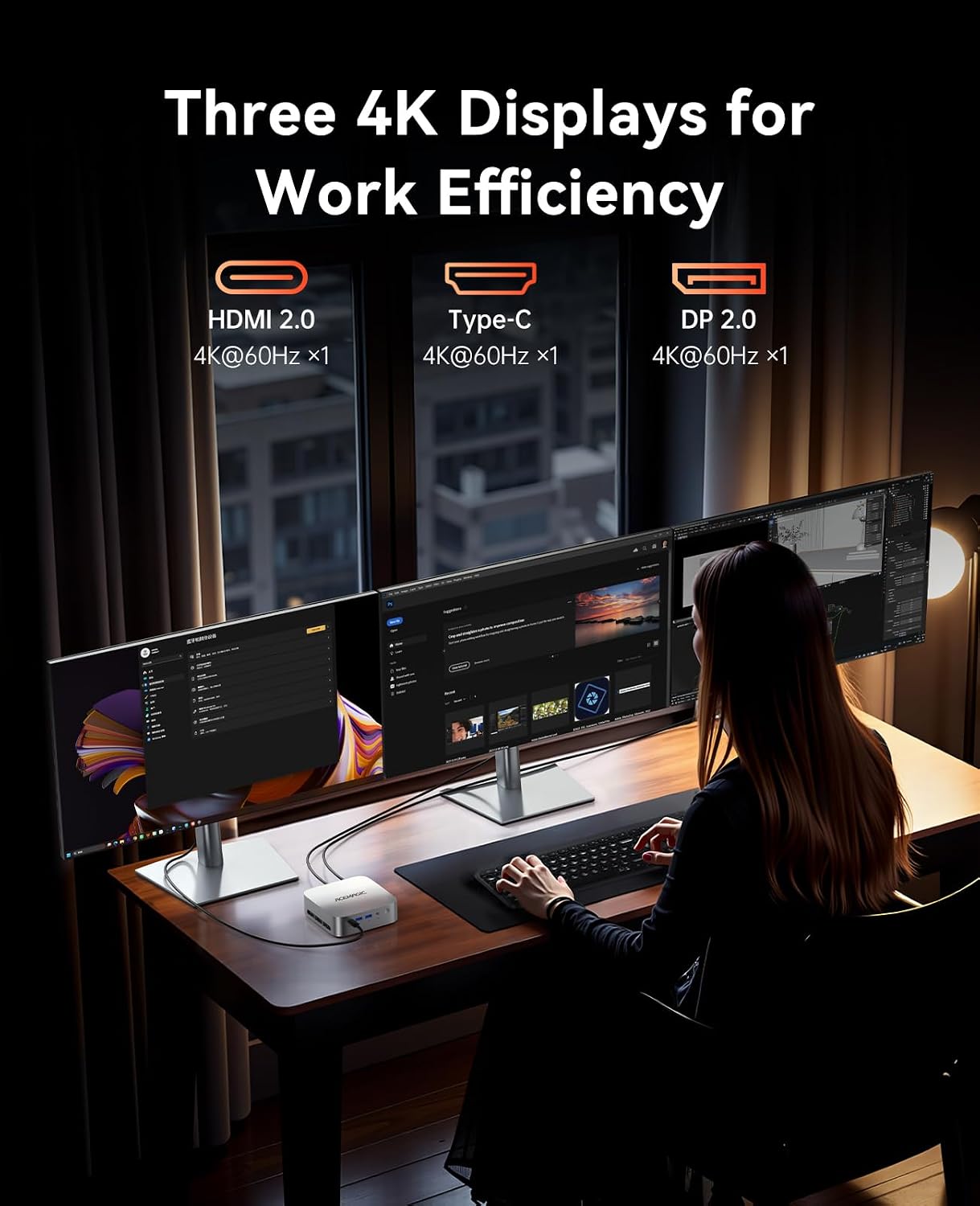 ACEMAGIC Mini PC AMD Ryzen 7 6800H 16GB DDR5 512GB PCle SSD Mini Computers (8C/16T, up to 4.7GHz), 11 Pro Radeon 680M 4K Triple Display Desktop Computers 3.2Type-C/LAN 2.5G/BT5.2/WiFi 6