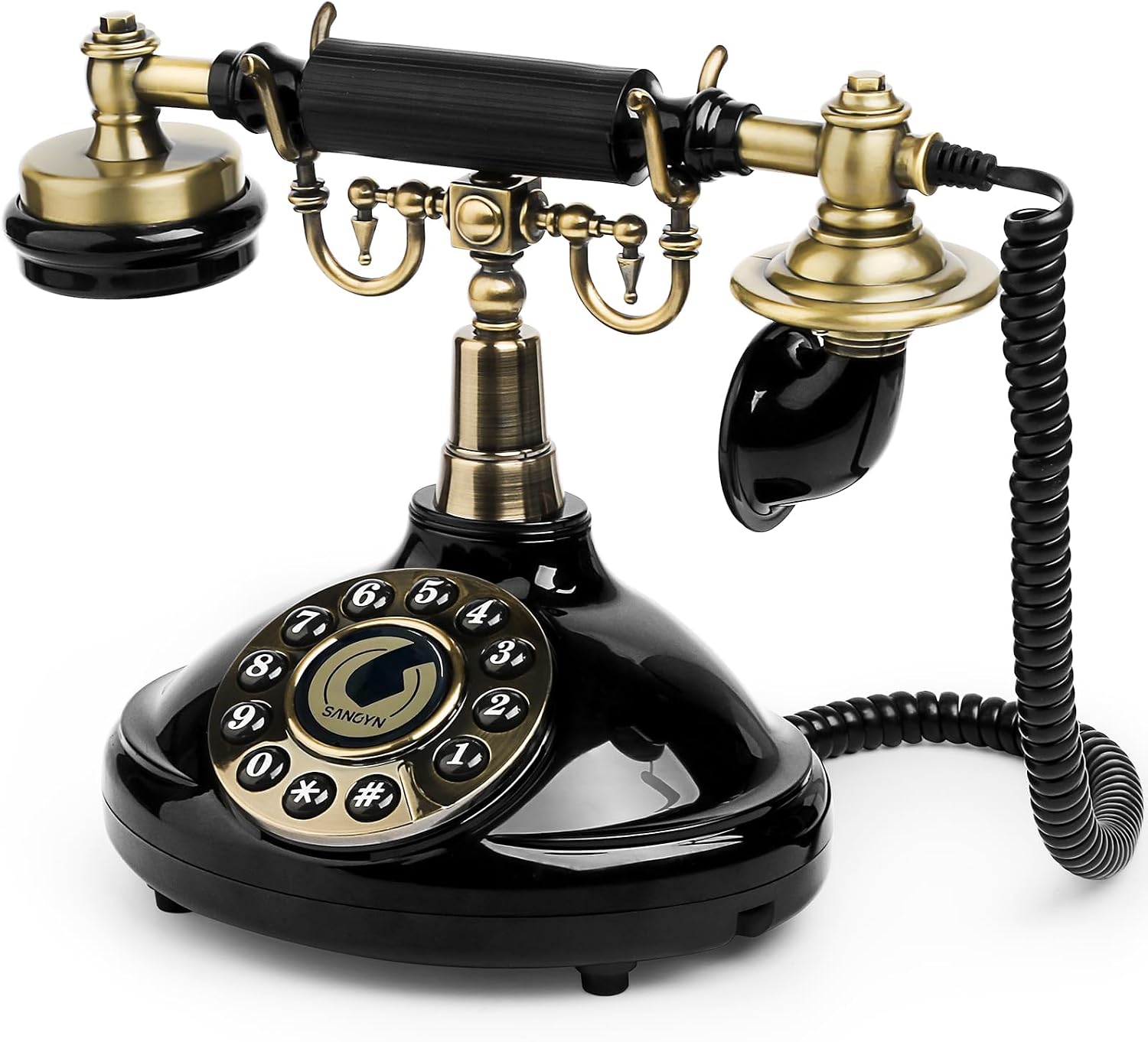 Audio Guest Book Wedding Phone, Audio Guestbook Phone Retro Style Wedding Phone Recorder for Birthdays Party Graduation Baby Shower Retirement Special Occasions