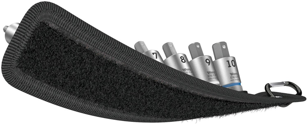 Wera 05003971001 Belt B 2 Zyklop In-Hex-Plus bit socket set with holding function, 3/8' drive, 8 pieces