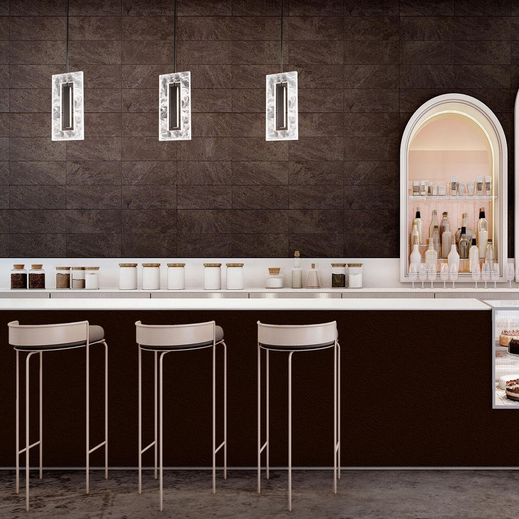 Modern Forms PD-28216-BK Cambria - 16W 1 LED Mini Pendant in Modern Style-16 Inches Tall and 1.25 Inches Wide
