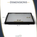 8 Pack of 12 x 16 x 1 1/4' Riker Display Cases for Collectibles Jewelry Arrowhead & More