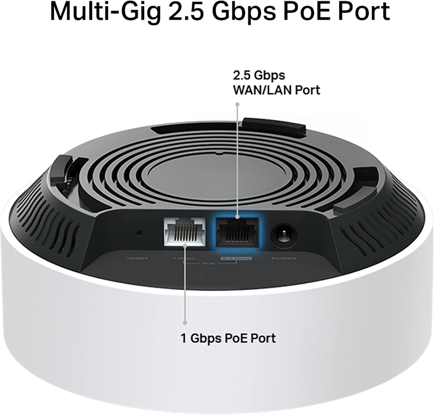 TP-Link Deco X50-PoE(1-Pack) - WiFi Mesh AX3000 Mbps,Dual-Band, Sistema WiFi 6, 1 Puerto 2.5 Gbps + 1 Puerto Gigabit，Hasta 230 m²，conesta Hasta 150 Dispositivo，Compatible con Google Home y Amazon