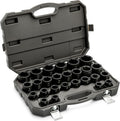 GEARWRENCH 26 Piece 3/4' Drive 6 Point Metric Impact Socket Set | 19mm-50mm| 84031