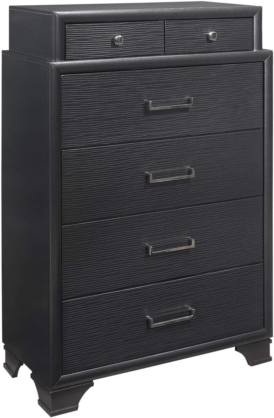 Grey 5pc Full Bedroom Set
