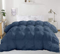 Super Soft 1000-TC All Season Down Alternative Comforter & 2pc Pillow Shams Super King (98' x 108') Inches Decorative Pintuck Comforter 100% Egyptian Cotton 600-GSM Fill & 8-Corner Tabs