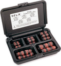 Krixis -C108 Threaded Inserts For Metal; Assortment Kit; Carbon Steel; Heavy ...