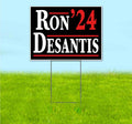 Ron Desantis 2024 (18' x 24') Yard Sign, Quantity Discounts, Multi-Packs, Includes Metal Step Stake, Bandit, New, Advertising, USA | Election, Political, Republican, Vote