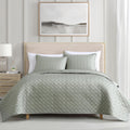 Riverbrook Home Noble Tencel Coverlet Set, King, Sage, 3 Piece Set