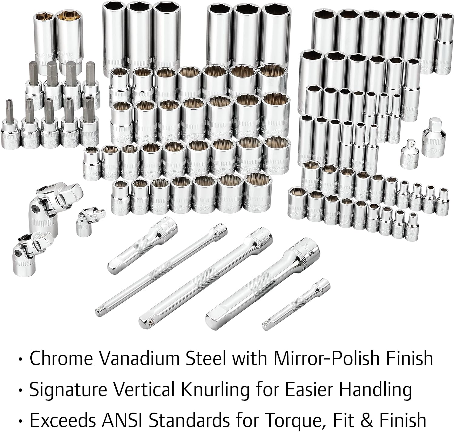 Ingersoll Rand 205 Pc. SAE/Metric Master Mechanics Tool Set- 752022