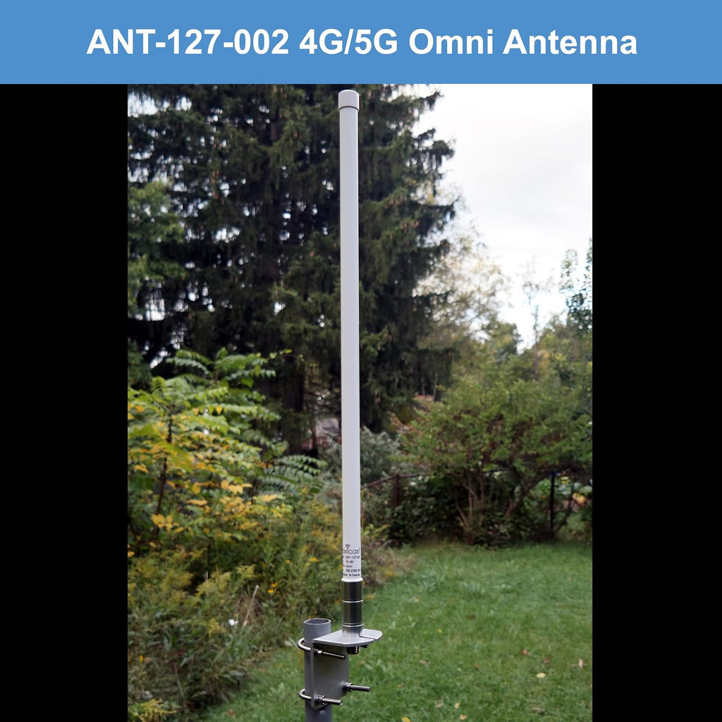 Proxicast 10 dBi High Gain 4G / LTE, 5G Wideband Fixed Mount Fiberglass Outdoor Omnidirectional Antenna for Verizon, AT&T, T-Mobile & Other Cellular Networks or WiFi Router/Access Points (ANT-127-002)