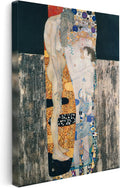Poster Master Vintage Gustav Klimt Canvas - Retro The Three Ages of Woman Print - Fine Art - Classic Symbolism Painting - Art Nouveau Bedroom or Living Room Wall Decor - 24x32 STRETCHED Canvas