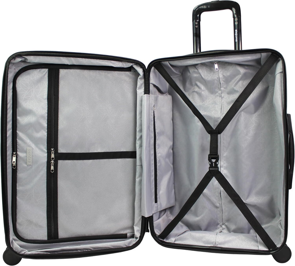 World Traveler Dejuno Tonal 3-Piece Polycarbonate Lightweight Hardside Expandable Spinner Luggage Set with TSA Lock - Glacier