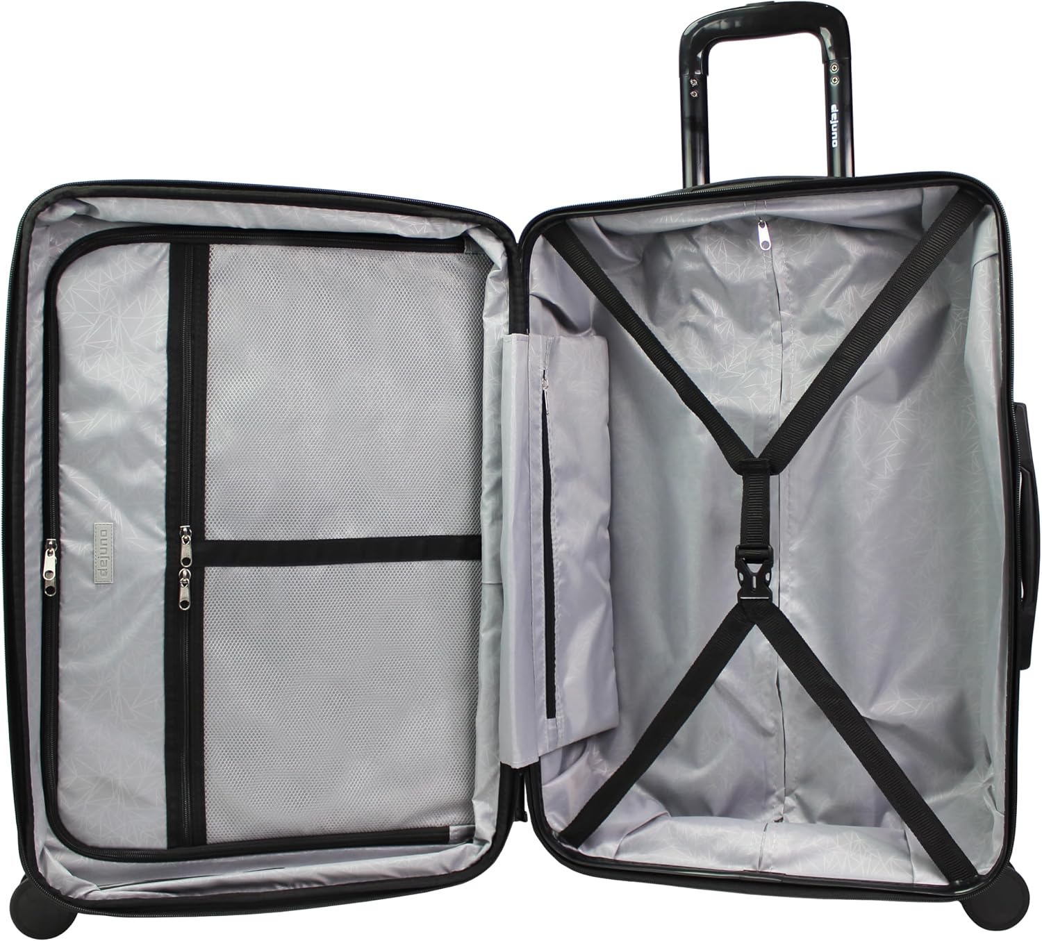 World Traveler Dejuno Tonal 3-Piece Polycarbonate Lightweight Hardside Expandable Spinner Luggage Set with TSA Lock - Glacier