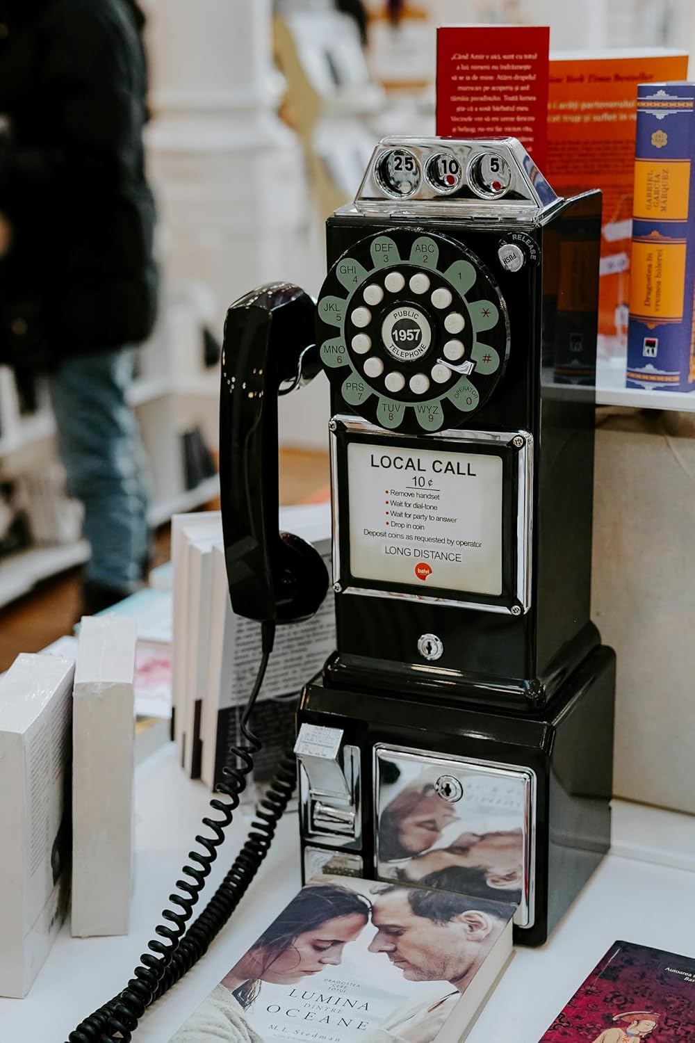 Audio Guest Book Wedding Phone, Audio Phone guestbook, Unique Phone Voice Recorder, Audio guestbook Like Leaving A Voicemail Message, Preserve Your Special Occasions (Antique, Black)
