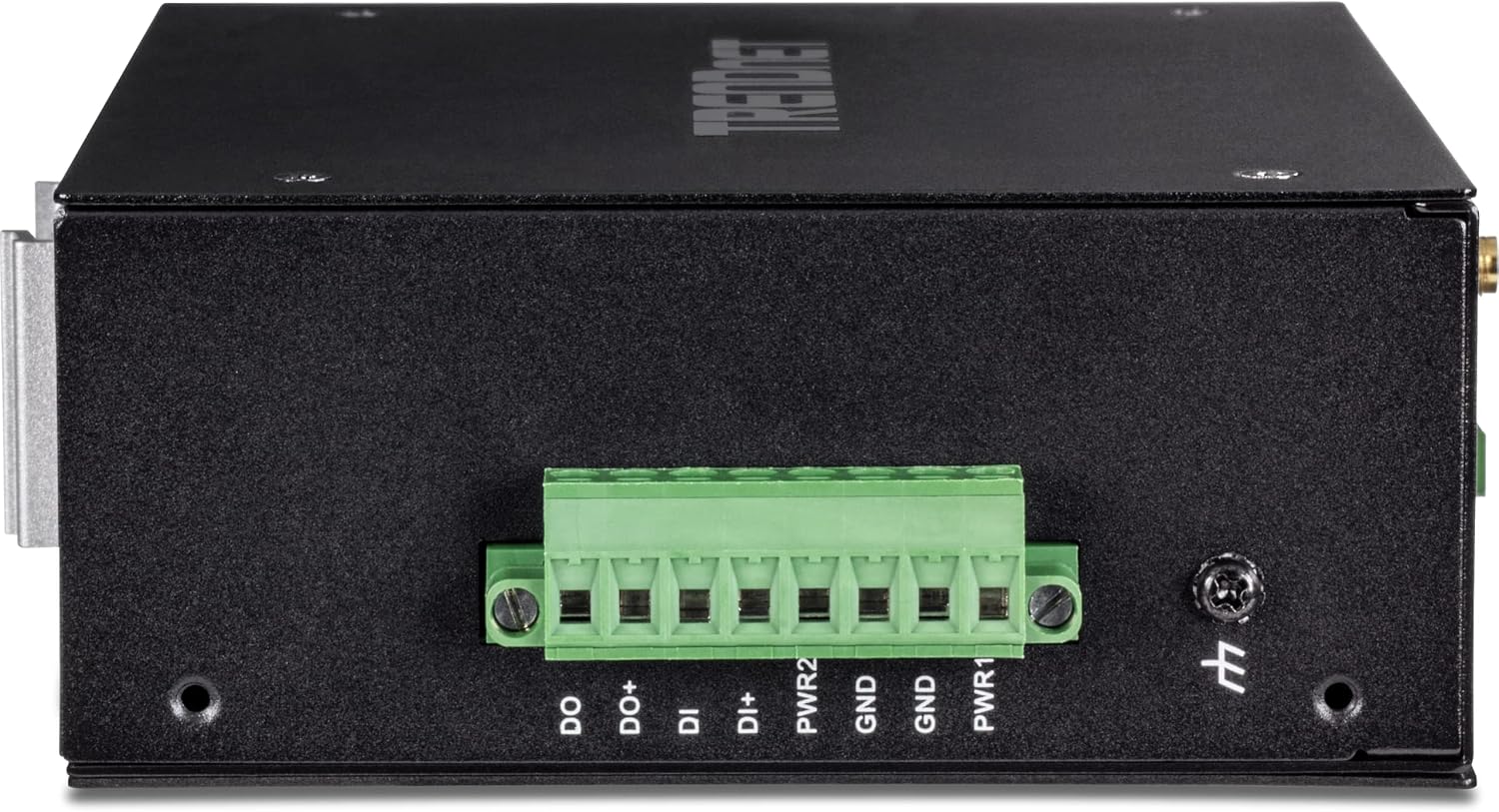 TRENDnet Industrial AC1200 Wireless Gigabit PoE+ Router, TI-WP100, IP30 Housing, Dual-WAN, Dual-Band WiFi, VPN, Inter-VLAN Routing