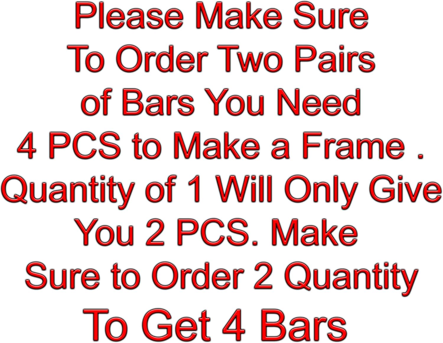 96' 2 PK 1.5' Deep Canvas Stretcher Bars Solid Wood Frame for Canvas Stretching