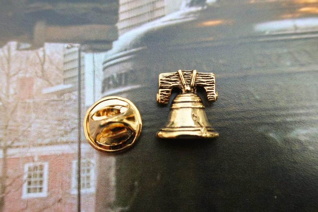Jim Clift Design Liberty Bell Gold Lapel Pin