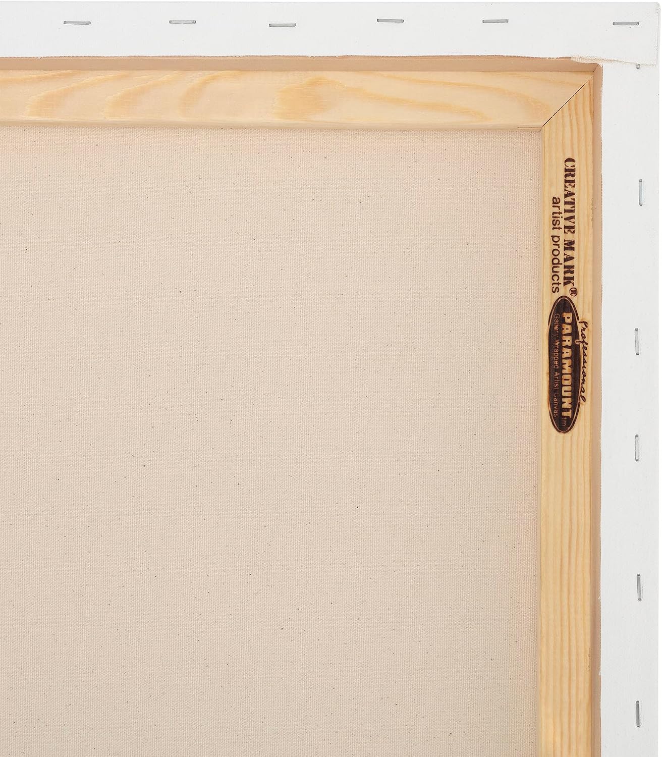 Paramount Professional Gallery Wrapped Canvases for Painting, 10x30 Pack of 3 Heavy-Duty Stretched Canvas, Unbleached 100% Cotton, 1-13/16 Deep, Acid-Free, Triple-Primed, Medium-Tooth Surface