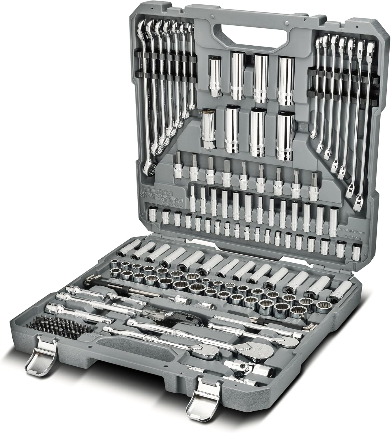 Ingersoll Rand 205 Pc. SAE/Metric Master Mechanics Tool Set- 752022