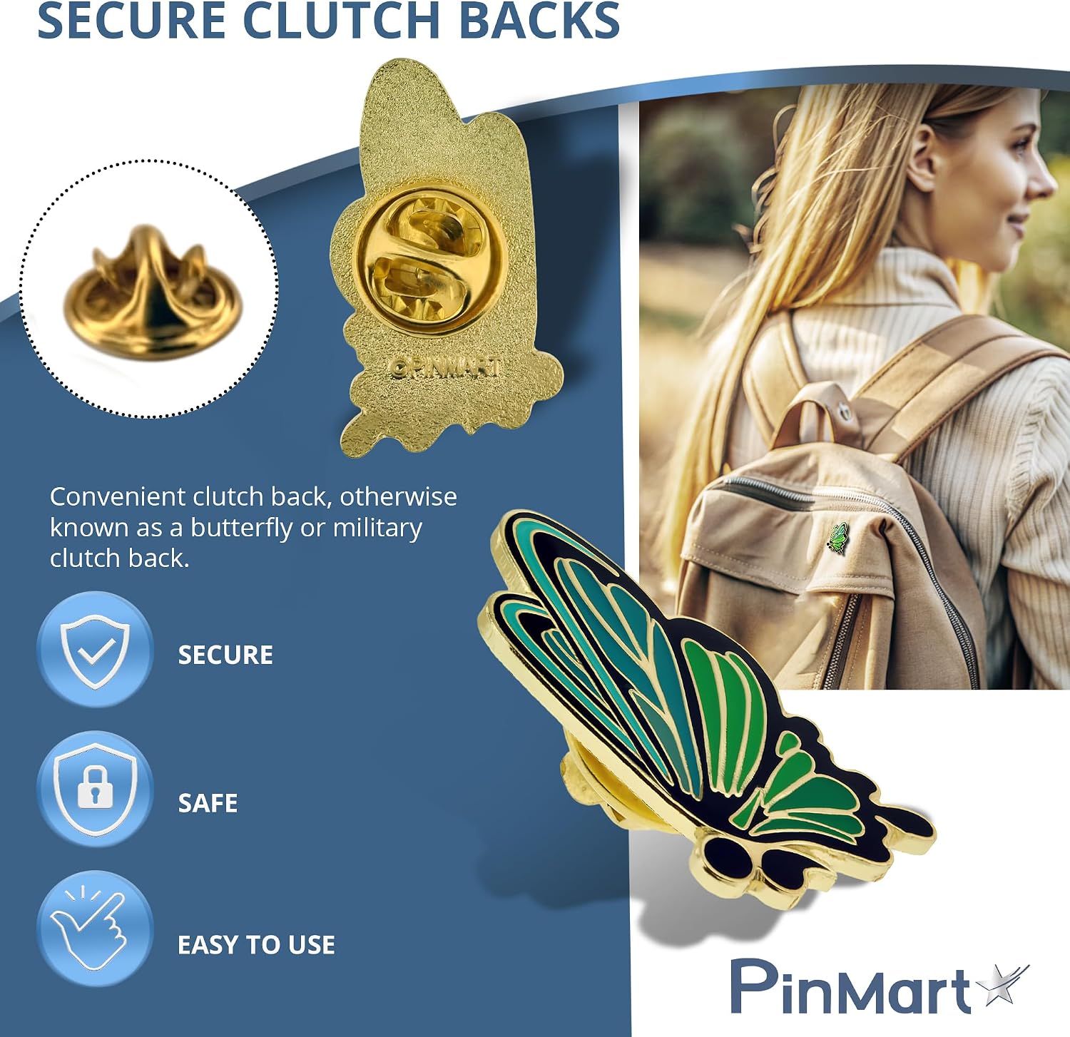 PinMart's Suicide Prevention And Mental Health Awareness Enamel Lapel Pin - Enamel Pin Set and Lapel Pins Bulk for Backpacks, Bags, Hats, or Lanyards Pins