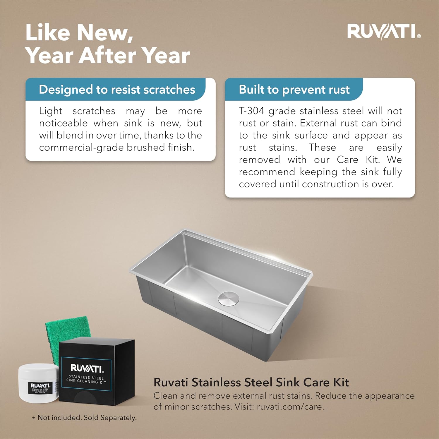 Ruvati 30-inch Round Corner Undermount 16 Gauge Stainless Steel Workstation Kitchen Sink Single Bowl – Soundproof Multifunction Chef Sink with Cutting Board & Accessories – RVH8320