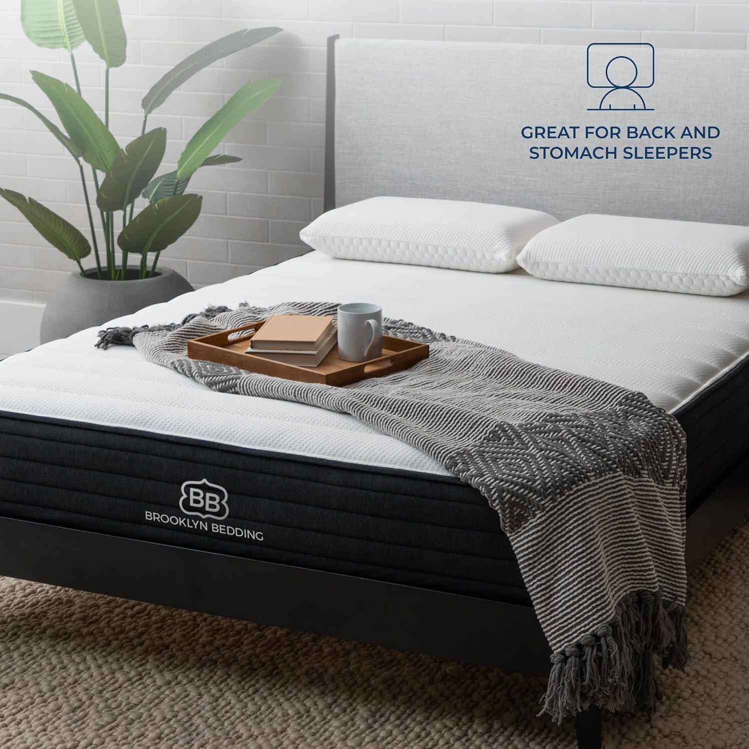 Brooklyn Bedding Select 10' Gel Memory Foam Hybrid Mattress, Twin