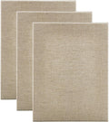 Jerry's Artarama Senso Clear Primed Linen Stretched Canvas 1-1/2', 3 Pack 16×20' - Durable Canvas for Painting with Medium Tooth Linen Weave Surface, Ideal for Oil, Acrylic and Alkyd Colors