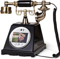 RetroVox Video & Audio Guest Book Wedding Phone Guestbook Creative Easy to Use & Fun Engagements Anniversaries Baby Showers Graduation (B Black)