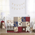 Sweet Jojo Designs Tan Brown Western Cowboy Boy Girl Gender Neutral Baby Crib Bedding Set Infant Nursery Room BreathableBaby Breathable Mesh Crib Liner Blanket Fitted Sheet Skirt 6p Wild West Horse