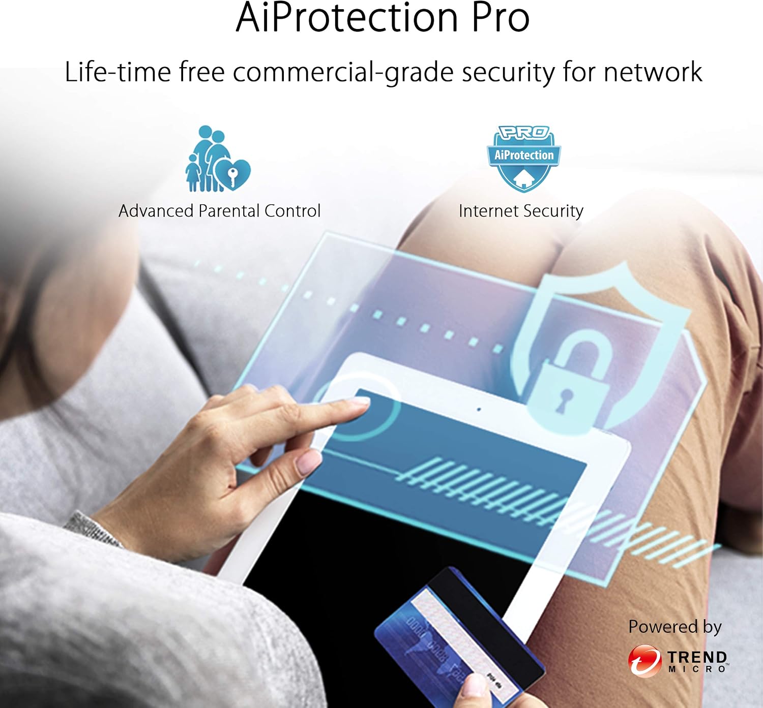 ASUS ZenWiFi AC Whole-Home Tri-Band Mesh WiFi6 (CT8 White 1PK), Coverage up to 1,350 sq.ft or 3+Rooms, 3Gbps, WiFi, Life-time Free Network Security and Parental Controls, 4X gigabit Ports, 3 SSIDs