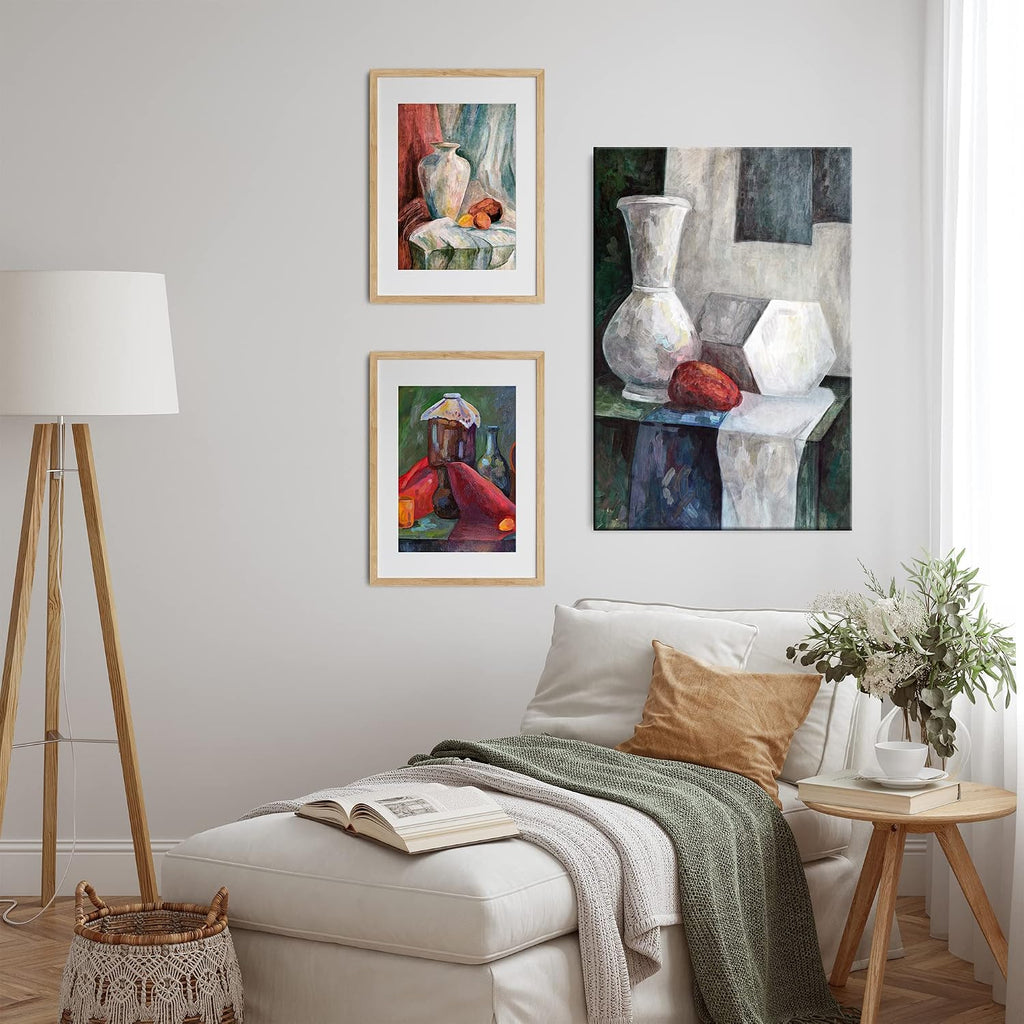 Centurion DLX Acrylic Primed Linen Stretched Canvases - 1.5' Deep Acrylic Primed Linen Canvas for Artists, Acrylics, Painting, Professionals, & More! - [3 Pack - 24x48]