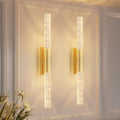 camuucci Battery Operated Wall Sconces Set of 2 Rechargeable Battery Powered Wall Light with 12000mAh Not Hardwired Dimmable Wall Lamp Fixtures for Bedroom Living Room Gold 25.6 Inches