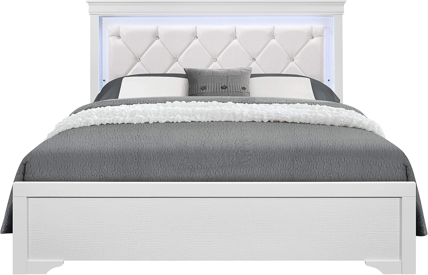 White Full 5PC Bedroom Set
