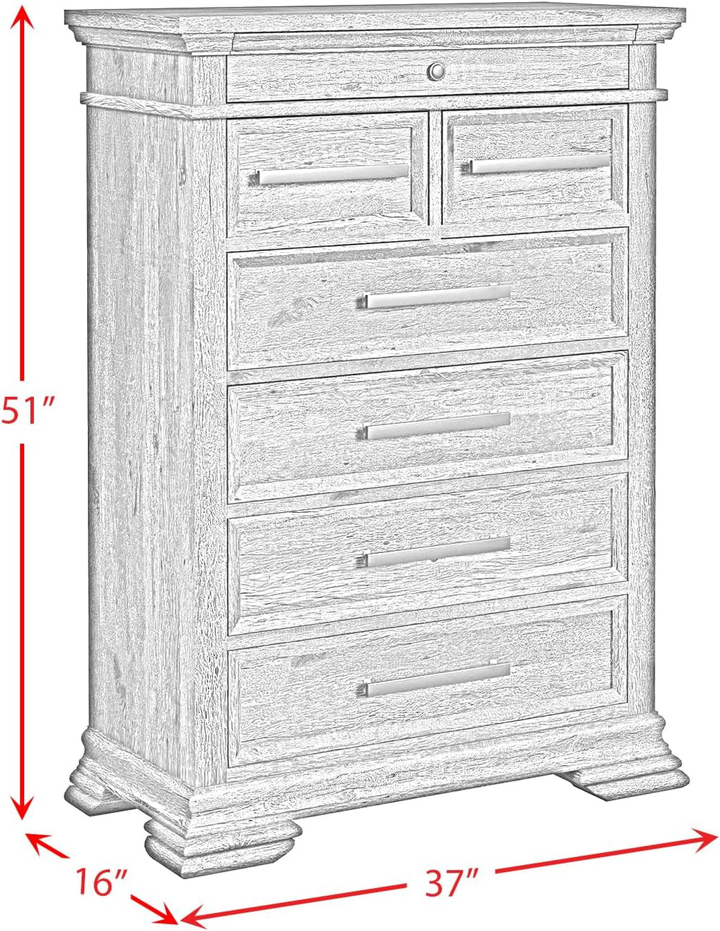 Picket House Hyde Full Sleigh Storage 3PC Bedroom Set in Charcoal