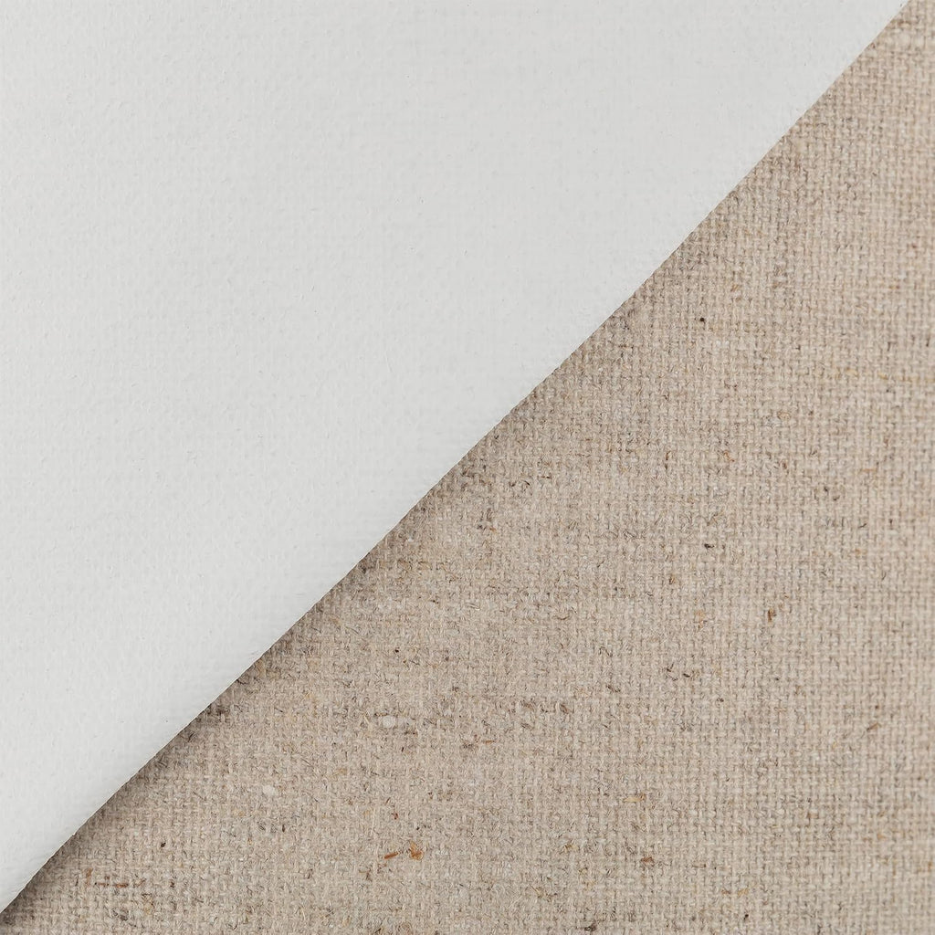 Centurion 11 oz. Acrylic Primed 100% Linen Canvas Roll, 60' x 6 Yards Double Primed Medium Weight with Even Surface Texture - Archival Ready to Stretch Linen Canvas Material for All Wet Media