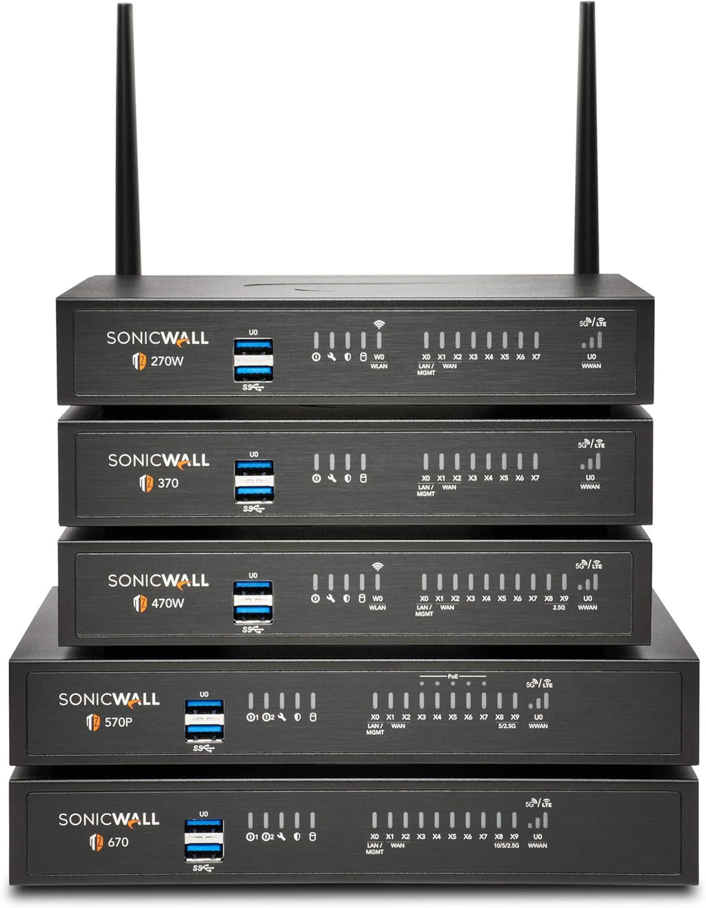 SonicWall TZ270W Wireless SecureUpgradePlus | 3YR Advanced Edition | TZ270W Gen7 Firewall with 3 Year Advanced Protection Service Suite | SMB Wi-Fi Unit with Threat Protection (02-SSC-6859)