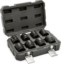 GEARWRENCH 8 Piece 3/4' Drive 6 Point Metric Impact Socket Set | 26mm - 38mm | 84030