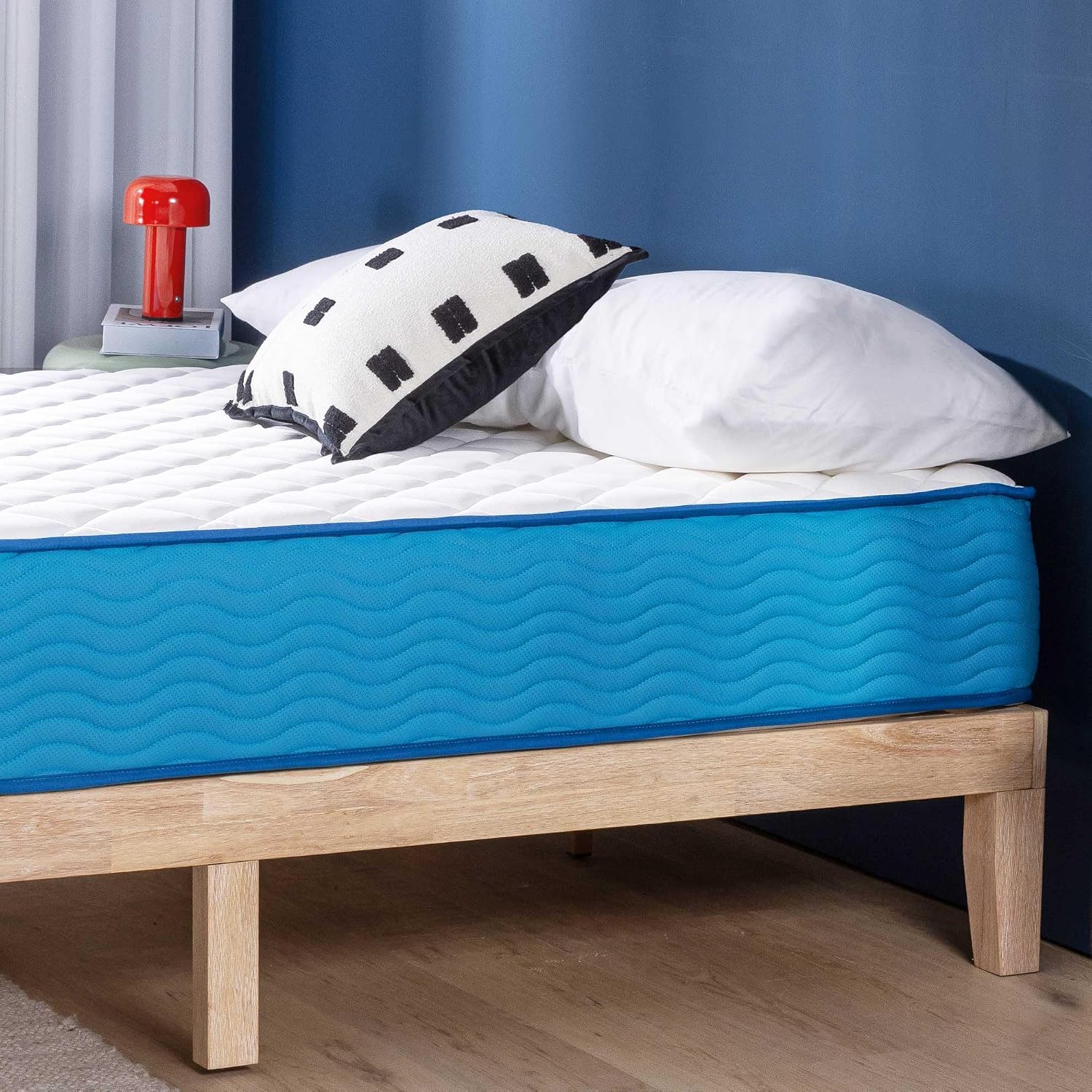 Best Price Mattress 10 Inch Hybrid Mattress, Tight Top, Supportive Foam, Pocketed Coils, Certified Safe Foams & Fabric, Mattress in a Box, King