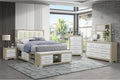 5PC Natural White Full Bedroom Set HA215