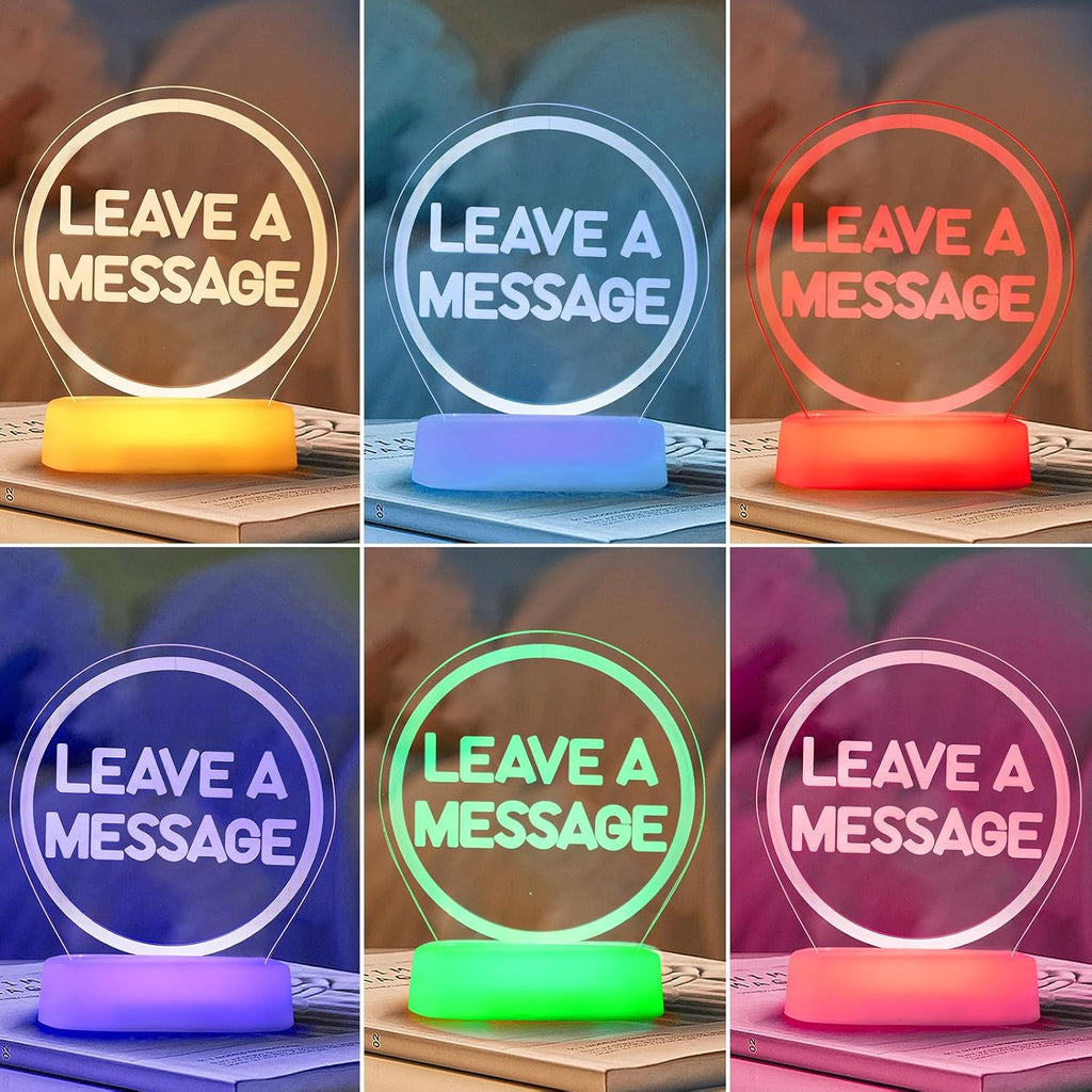 Audio GuestBook for Wedding Fashion with Free RGB LED Sign and Metal Photo Frame, Guest Book Telephone Record Customized Voice Message for Your Wedding Party (Black)
