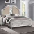 New Classic Furniture Reflections Wood Queen Bed, Silver