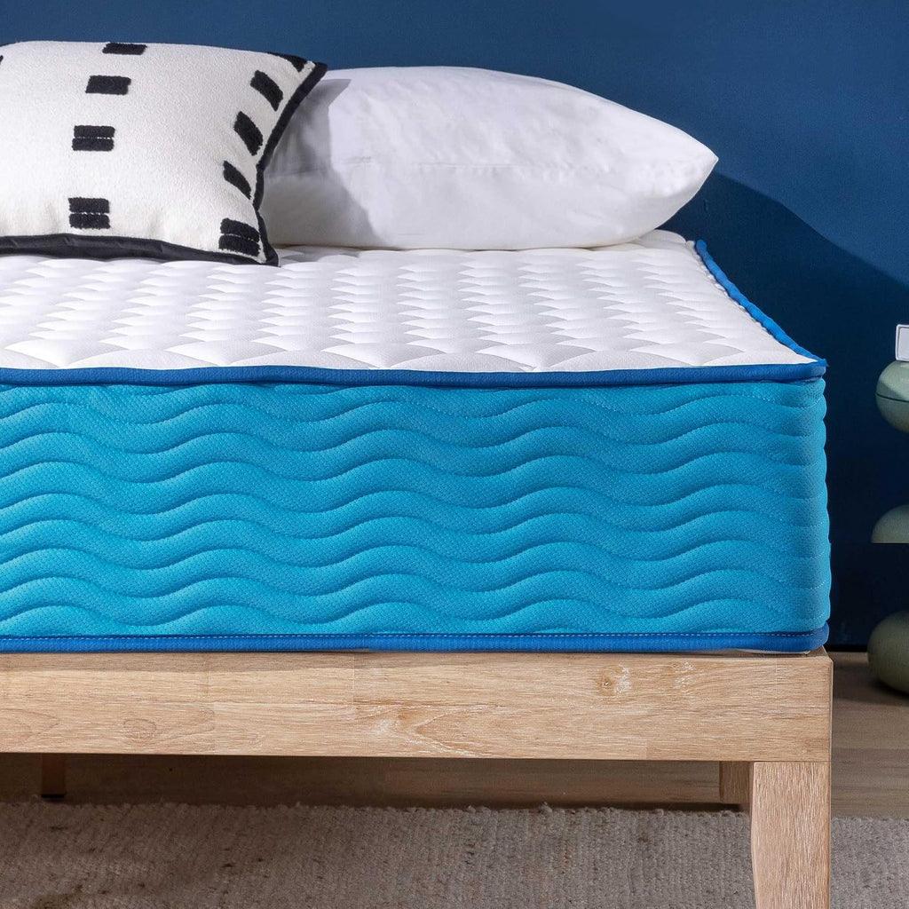 Best Price Mattress 10 Inch Hybrid Mattress, Tight Top, Supportive Foam, Pocketed Coils, Certified Safe Foams & Fabric, Mattress in a Box, King