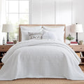 Levtex Home - O Christmas Tree Bedspread Set - Twin Bedspread and One Standard Sham - Christmas Tree - White - Bedspread (80x106in.) and Sham (20x26in.) - Cotton