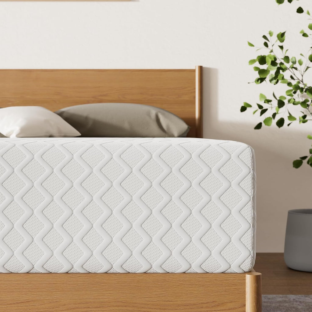 Signature Design by Ashley Chime Memory Foam 12' Twin Mattress with Thick Memory and Support Foam for Pressure Relief, Fiberglass-Free, Mattress In A Box