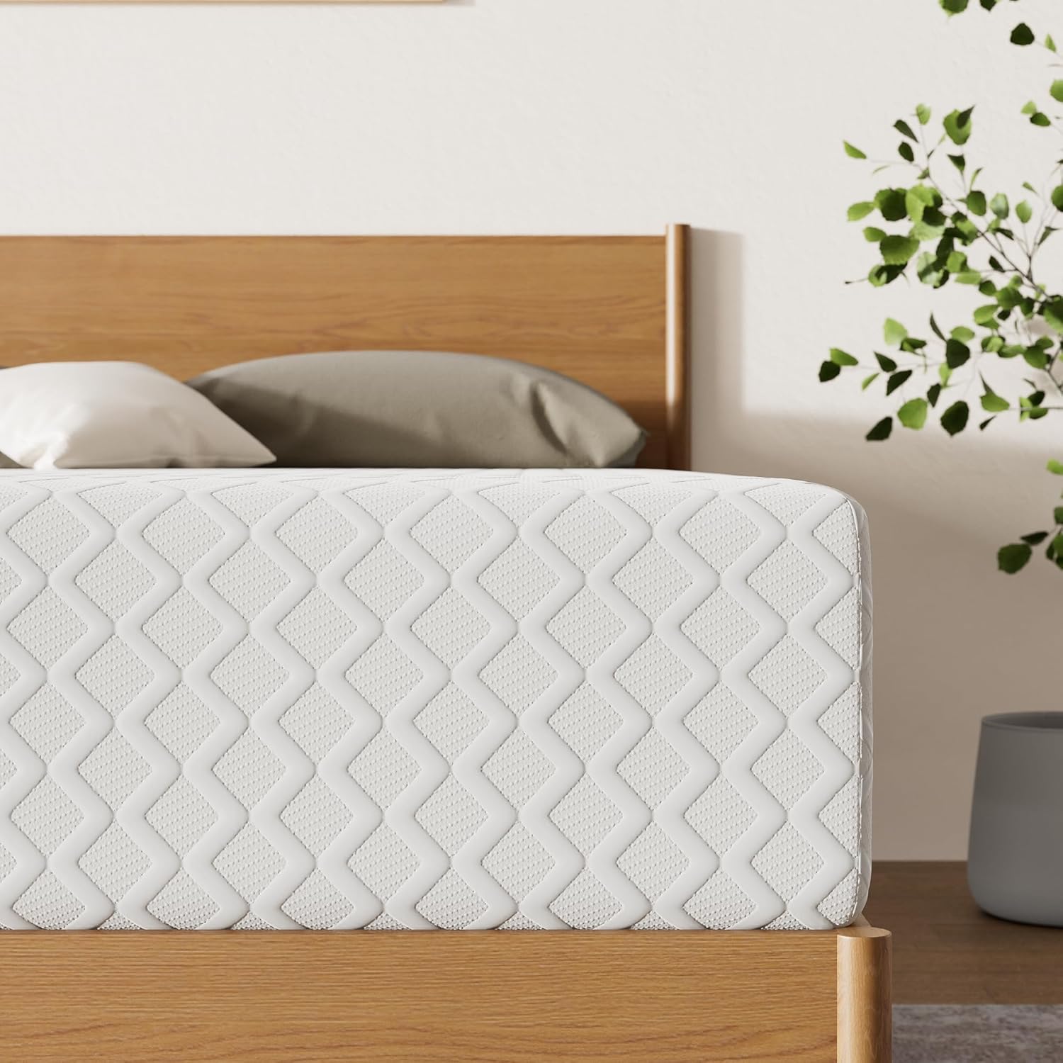 Signature Design by Ashley Chime Memory Foam 12' Twin Mattress with Thick Memory and Support Foam for Pressure Relief, Fiberglass-Free, Mattress In A Box