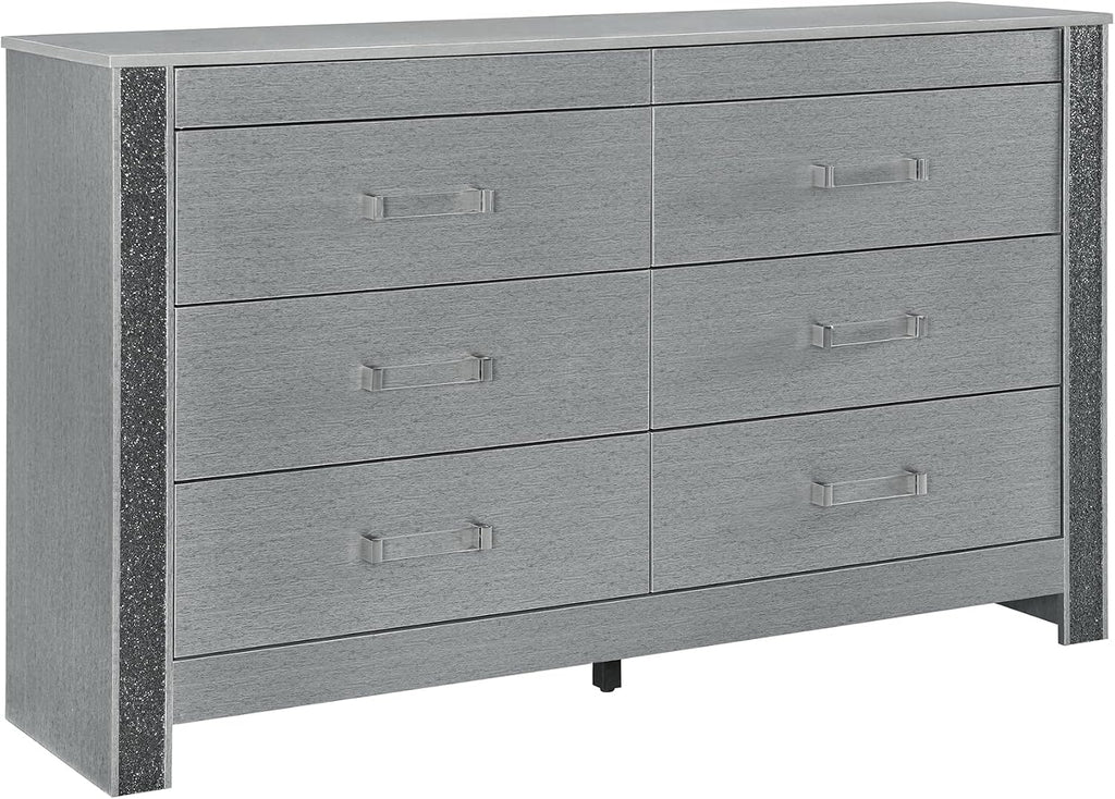 Silver 5PC Full Bedroom Set