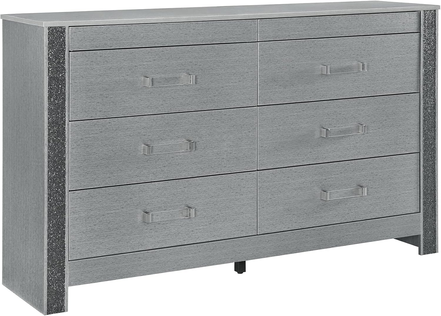 Silver 5PC Full Bedroom Set