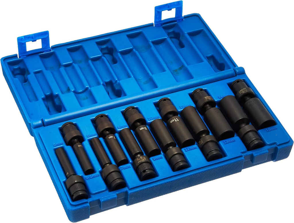 Grey Pneumatic GRE9712UMD 1/4' Drive Deep Universal Metric Set