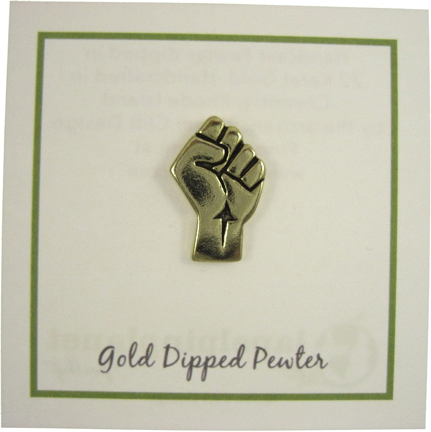 Jim Clift Design Civil Rights Gold Lapel Pin