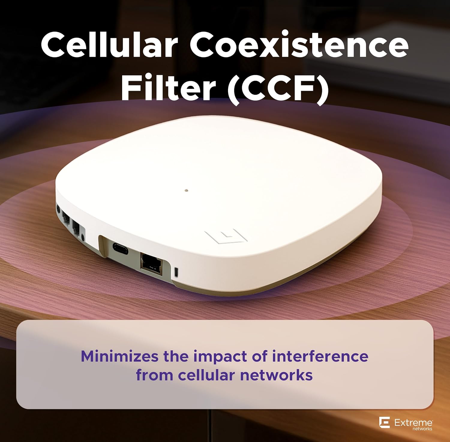 Extreme Networks | AP305C-FCC | AP305C-FCC Indoor Wi-Fi 6 Wireless Access Point | Dual Radio, 802.11ax, Cloud Managed, High Performance, Secure, Easy Deployment, Office, Hospitality